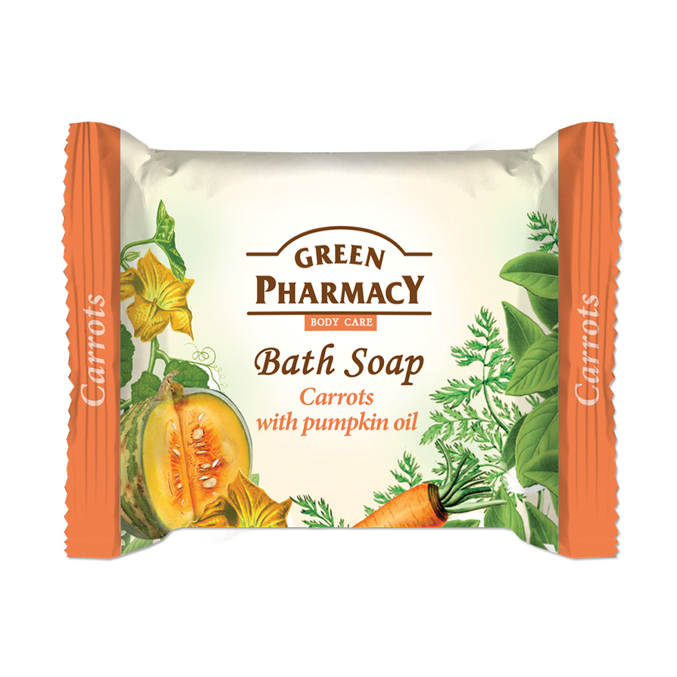 86806 bath soap carrot with pampkin oil