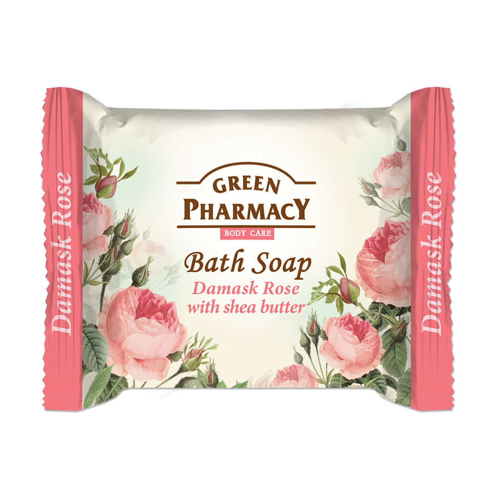 86802 bath soap damask rose with shea butter