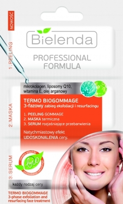 Termo biogommage 3phase exfoliation and resurfacing face treatment 250x414