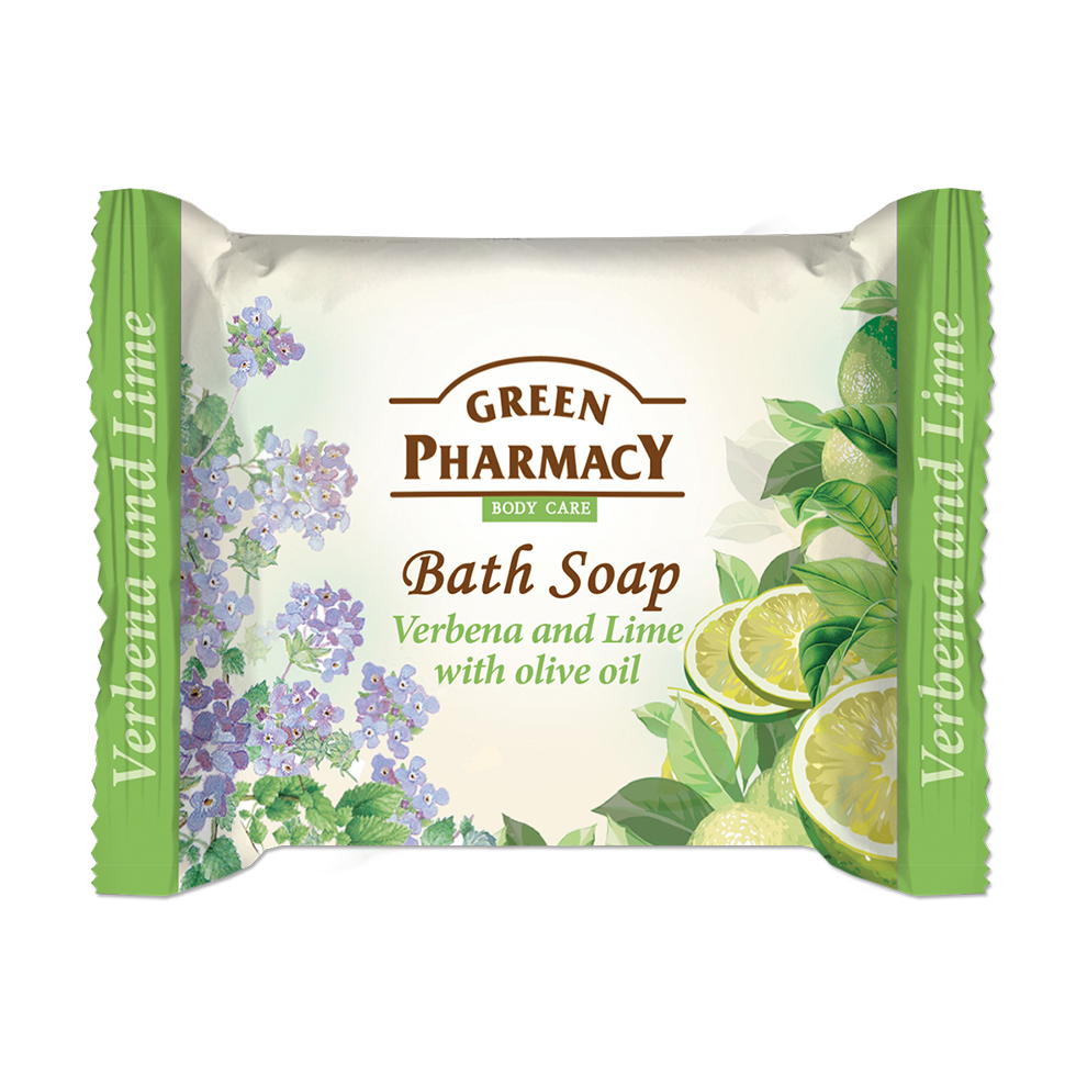 86801 bath soap verbena and lime with olive oil