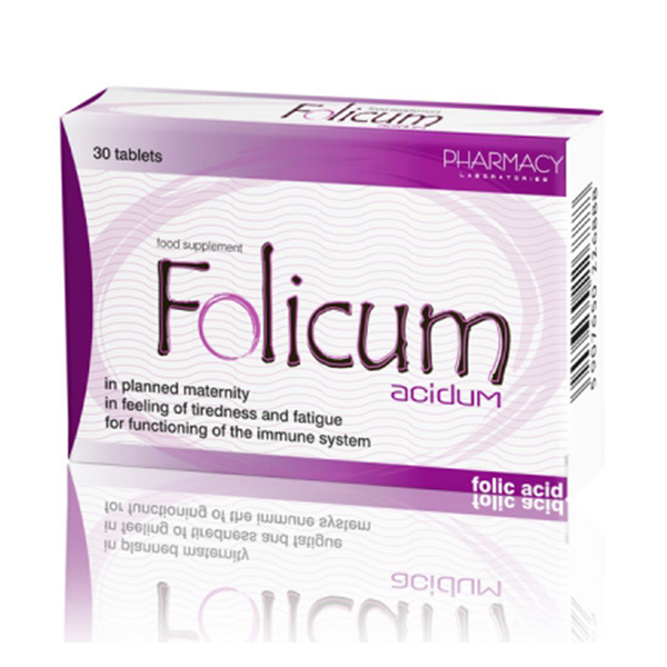 Фолиева киселина (Folicumacidum), 30 таблетки - Green Master