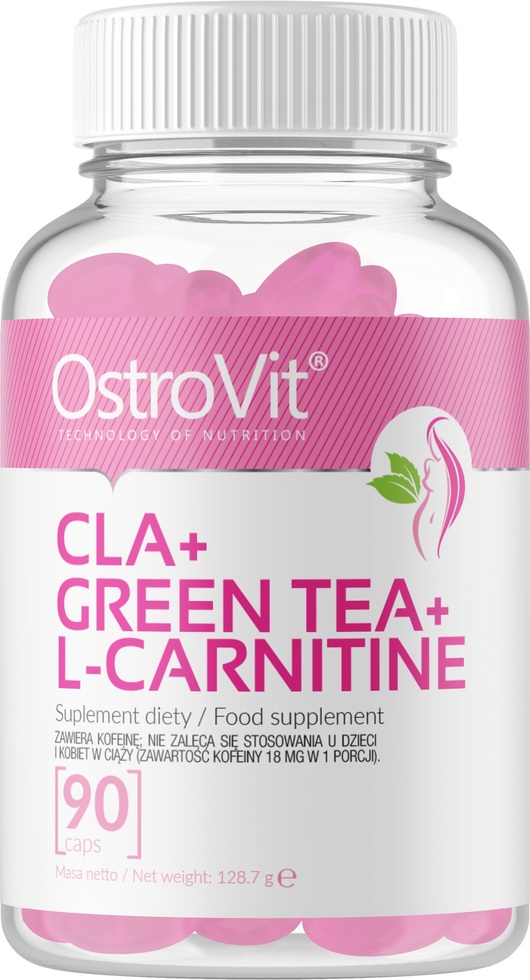 Cla green tea l carnitine 90 png