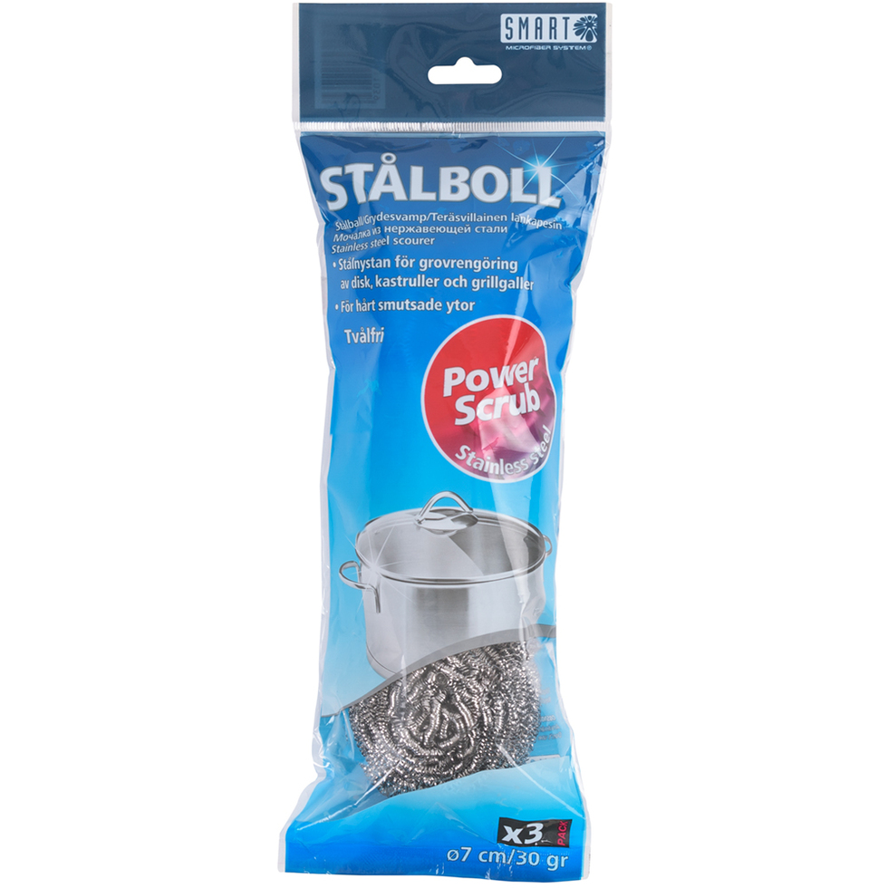 Stainless steel scourer packshot se