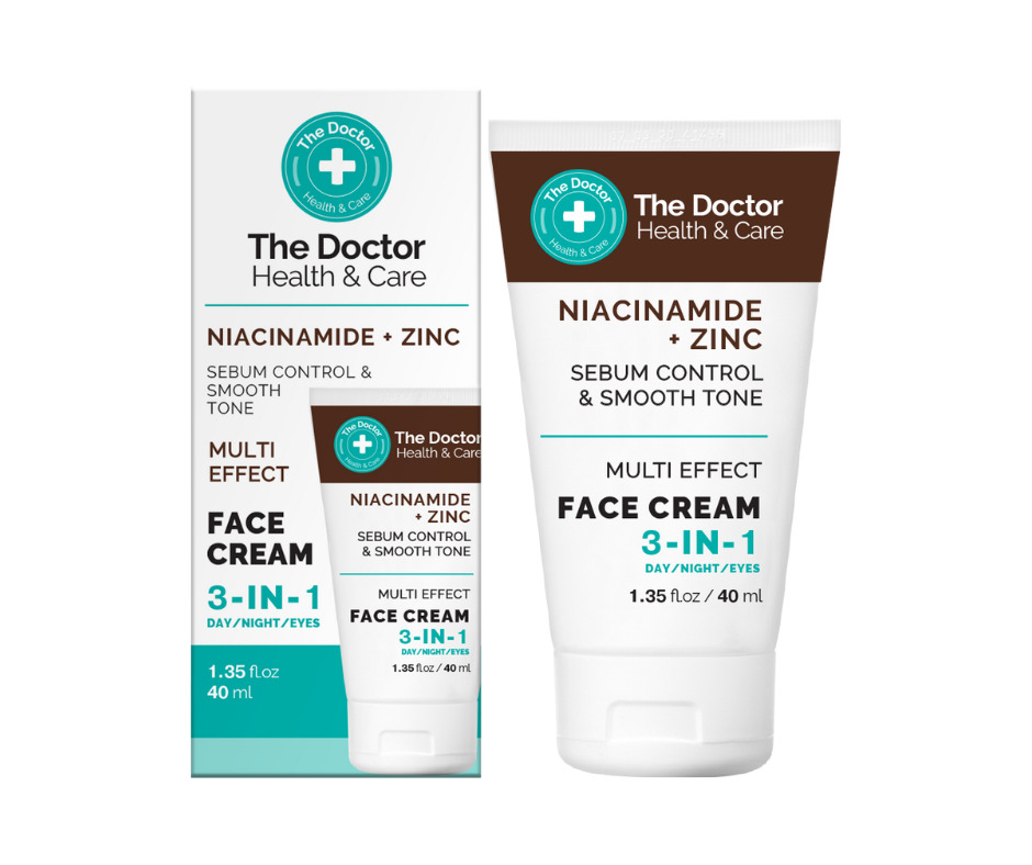 The Doctor Крем за лице 3в1 с ниацинамид и цинк, 40 ml - Green Master